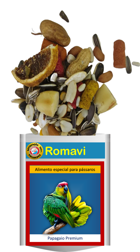 Mistura para Papagaio Nature Premium sem Milho com Castanhas