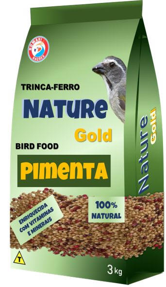 Trinca-Ferro Nature Gold Pimenta Rosa