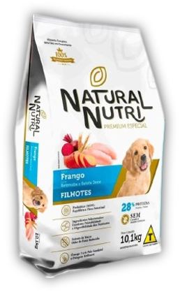 Natural Nutri Ração para Cães Filhotes 10,1kg