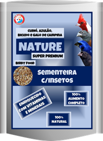 Nature Super Premium Curió, Azulão, Bicudo e galo de campina