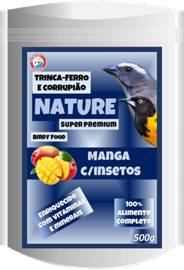 Nature Super Premium Manga com insetos