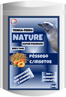 Nature Super Premium Pêssego com insetos